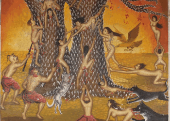 Picture of the day: The destiny of the unfaithful in Buddhist hell