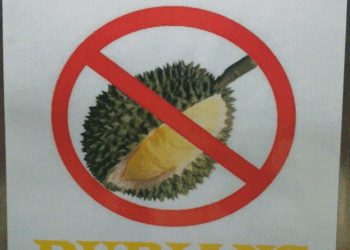 The fragrance of the durian fruit