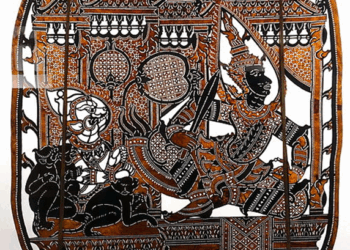 Picture of the day: Rama in Khmer Shadow Theater