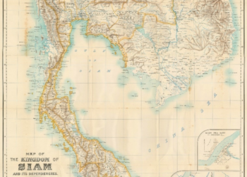 Picture of the day: Map of the Kingdom of Siam and its Dependencies