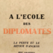 Reference: A l’école des diplomates: La perte et le retour d’Angkor [At the School for Diplomats – The Loss and Return of Angkor]