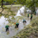 Picture of the day: Baphuon Temple, Cleaning the Moat