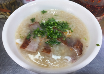 Picture of the day: Rice congee with fish