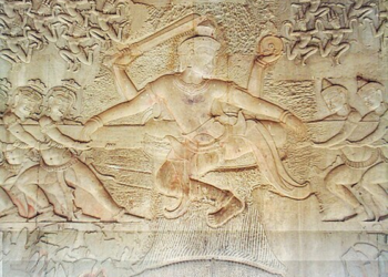 The Churning of the Ocean of Milk: A Cosmic Legend in Khmer Art and Belief