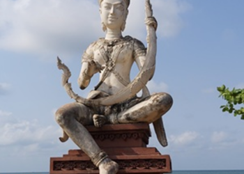 Picture of the day: Kimira Devi Statue at Kep’s Silent Shore