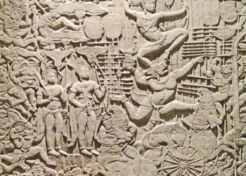 Picture of the day: Battle of Lanka Bas-Relief at Angkor Wat