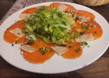 Picture of the day: Salmon Carpaccio Comfort in Phnom Penh