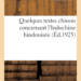 Books: “Quelques textes chinois concernant l’Indochine hindouisée” by Paul Pelliot(1925 original; Hachette Livre – BnF reprint)