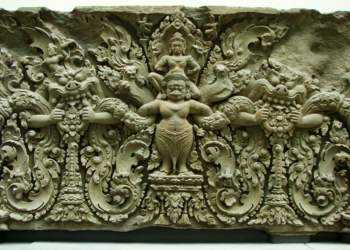 Picture of the day: Vishnu on Garuda: Masterpiece Lintel from Prasat Kok Po