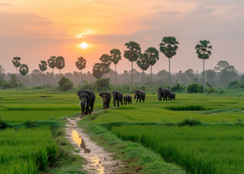 Khmer Proverb: Don’t Plant Rice on the Elephants’ Path