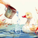 Khmer Proverb: Like Water Off a Duck’s Back (Khmer-Style)