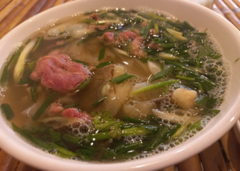 Picture of the day: Pho with Beef at Hanoi Corner, Phnom Penh