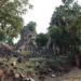 Ancient sandstone towers and forest-covered ruins of Banteay Toap temple in Banteay Meanchey Province, Cambodia
